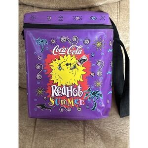 Vintage Coca-Cola Red Hot Summer Insulated Cooler Bag & matching beach towel set